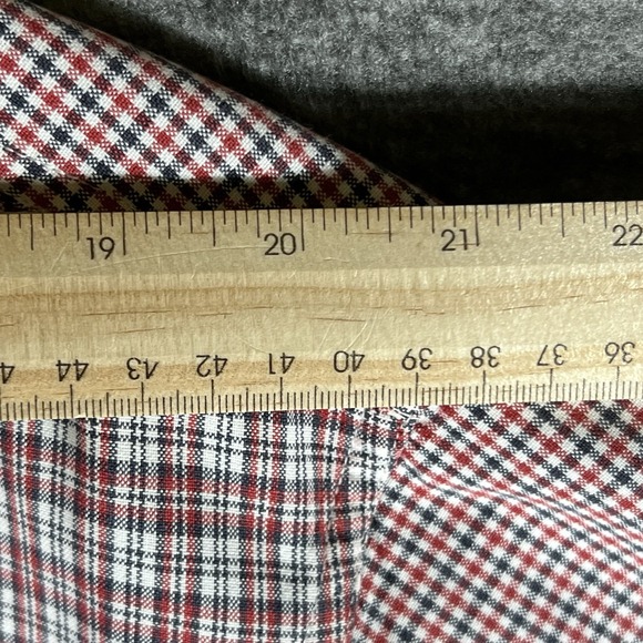 Bit & Bridle Mens Shirt XL Multicolor Check Short Sleeve Button Down 100% Cotton - Picture 7 of 9